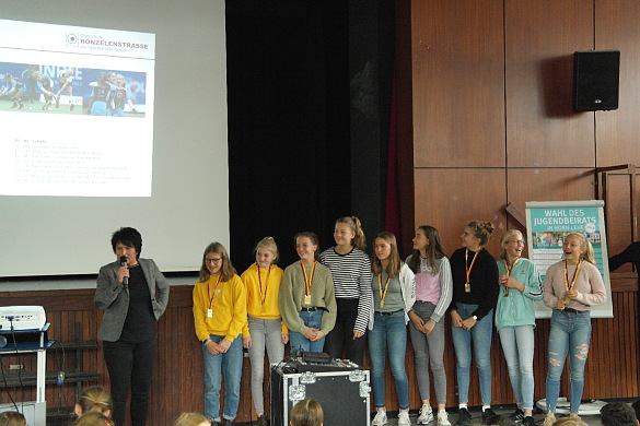 Ehrung der erfolgreichen Sportler*innen