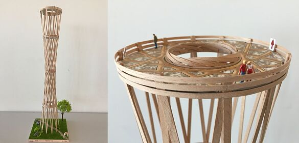 Konstruktion eines Turms